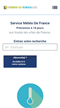 Mobile Screenshot of meteo-de-france.info